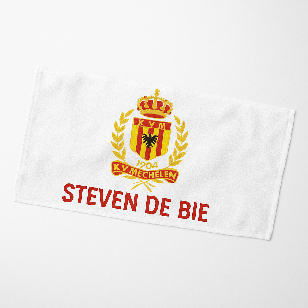 Handdoek voor sporters gepersonaliseerd