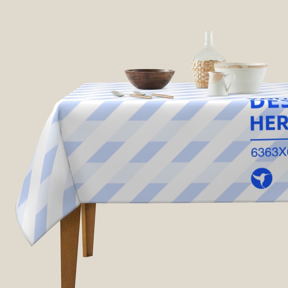 Nappe carrée anti tache et résistante à l'huile