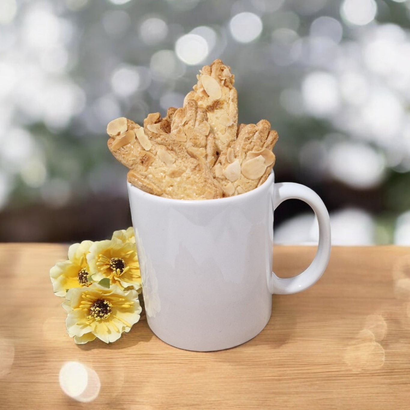 Weiße Standardtasse mit Foto und/oder Text