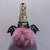 Summer Halloween leder sleutelhanger