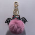 Summer Halloween leder sleutelhanger