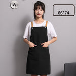 Tablier publicitaire personnalisé femme toile sur mesure cuisine japonaise simple sur mesure