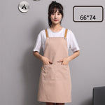 Tablier publicitaire personnalisé femme toile sur mesure cuisine japonaise simple sur mesure