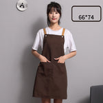 Tablier publicitaire personnalisé femme toile sur mesure cuisine japonaise simple sur mesure