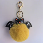 Summer Halloween leder sleutelhanger