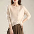 Single-breasted Knitted Cardigan Design Low Round Neck Thin Outer Match