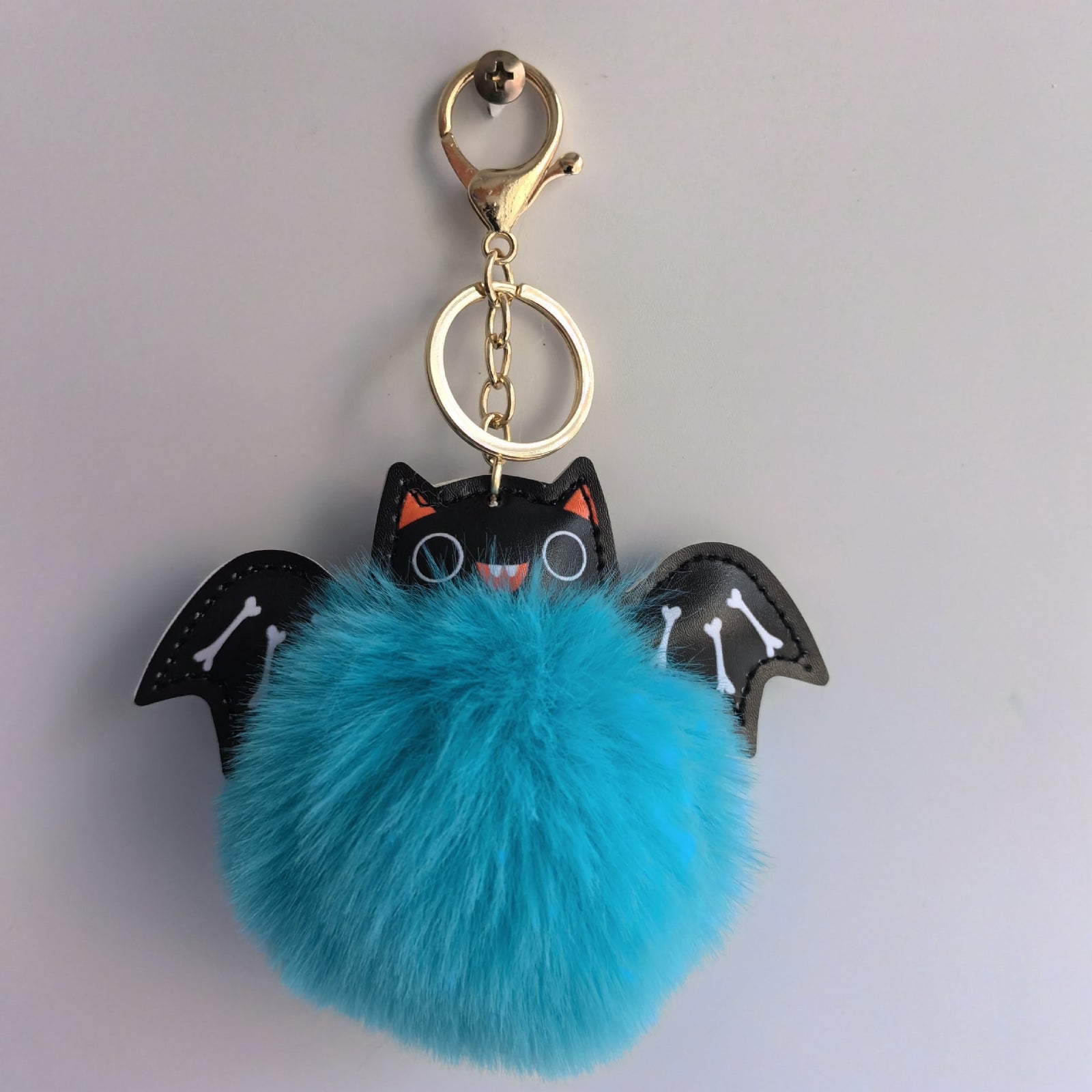 Summer Halloween leder sleutelhanger