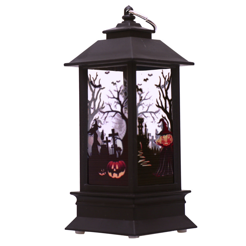 Halloween pompoendecoratie lamp