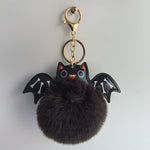 Summer Halloween leder sleutelhanger