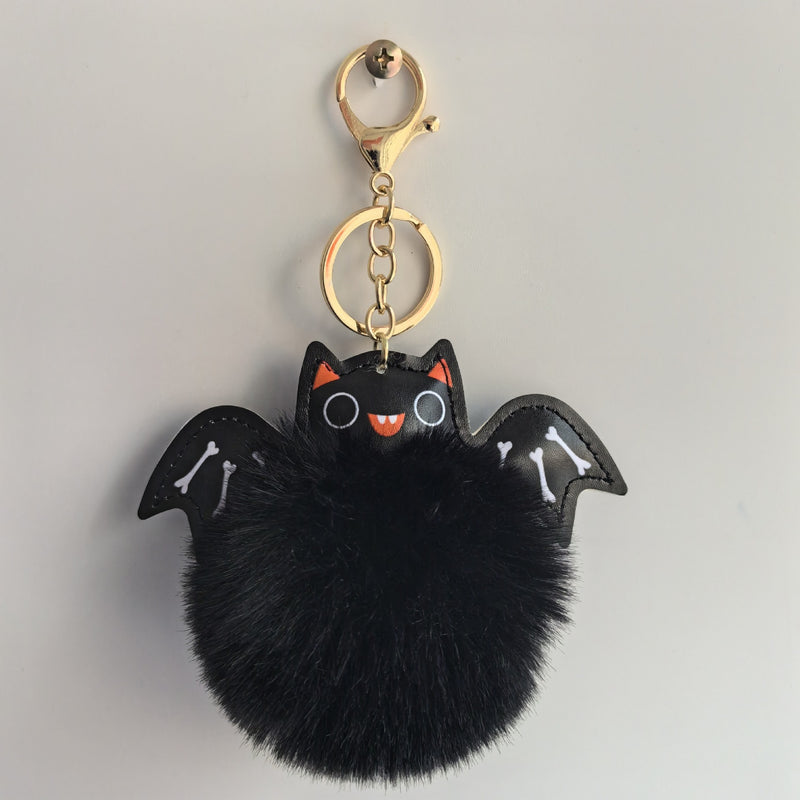 Summer Halloween leder sleutelhanger