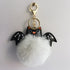 Summer Halloween leder sleutelhanger