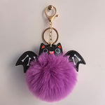 Summer Halloween leder sleutelhanger