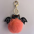 Summer Halloween leder sleutelhanger