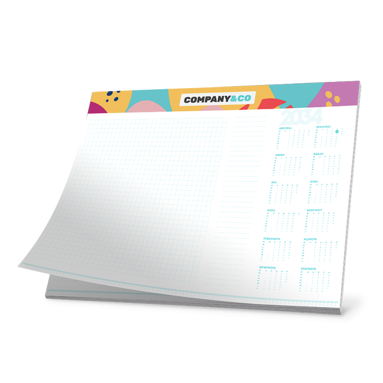 Bureau-onderlegger met logo: Multifunctionele reclamedrager