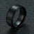 Bague simple en acier titane