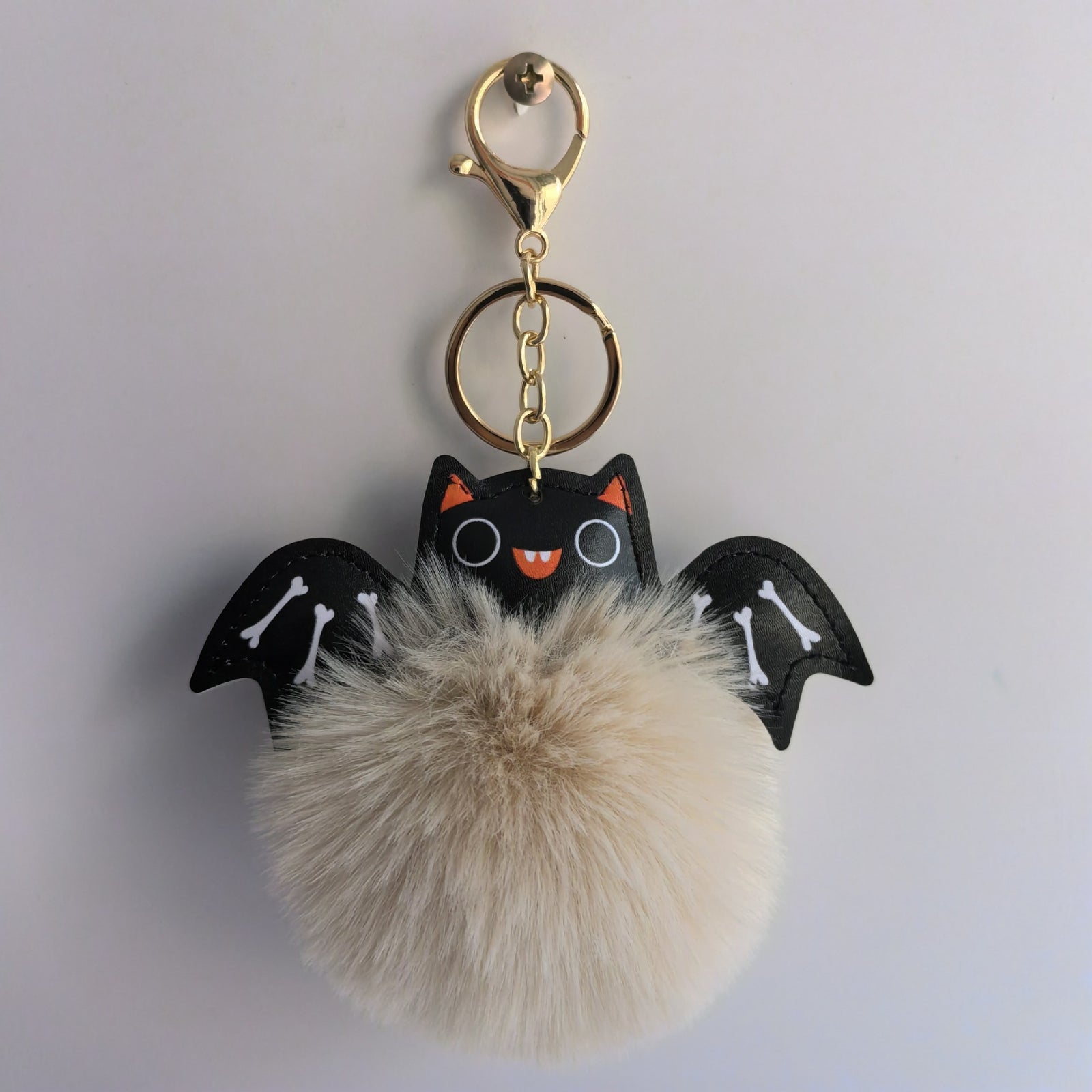 Summer Halloween leder sleutelhanger