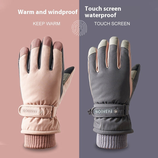 Handschoenen Winter Fleece-lined Warm Outdoor Biking Mountain Climbing Thick Cold-proof