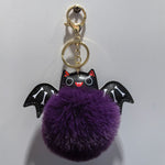 Summer Halloween leder sleutelhanger