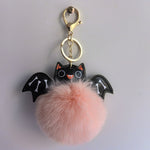 Summer Halloween leder sleutelhanger