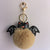 Summer Halloween leder sleutelhanger