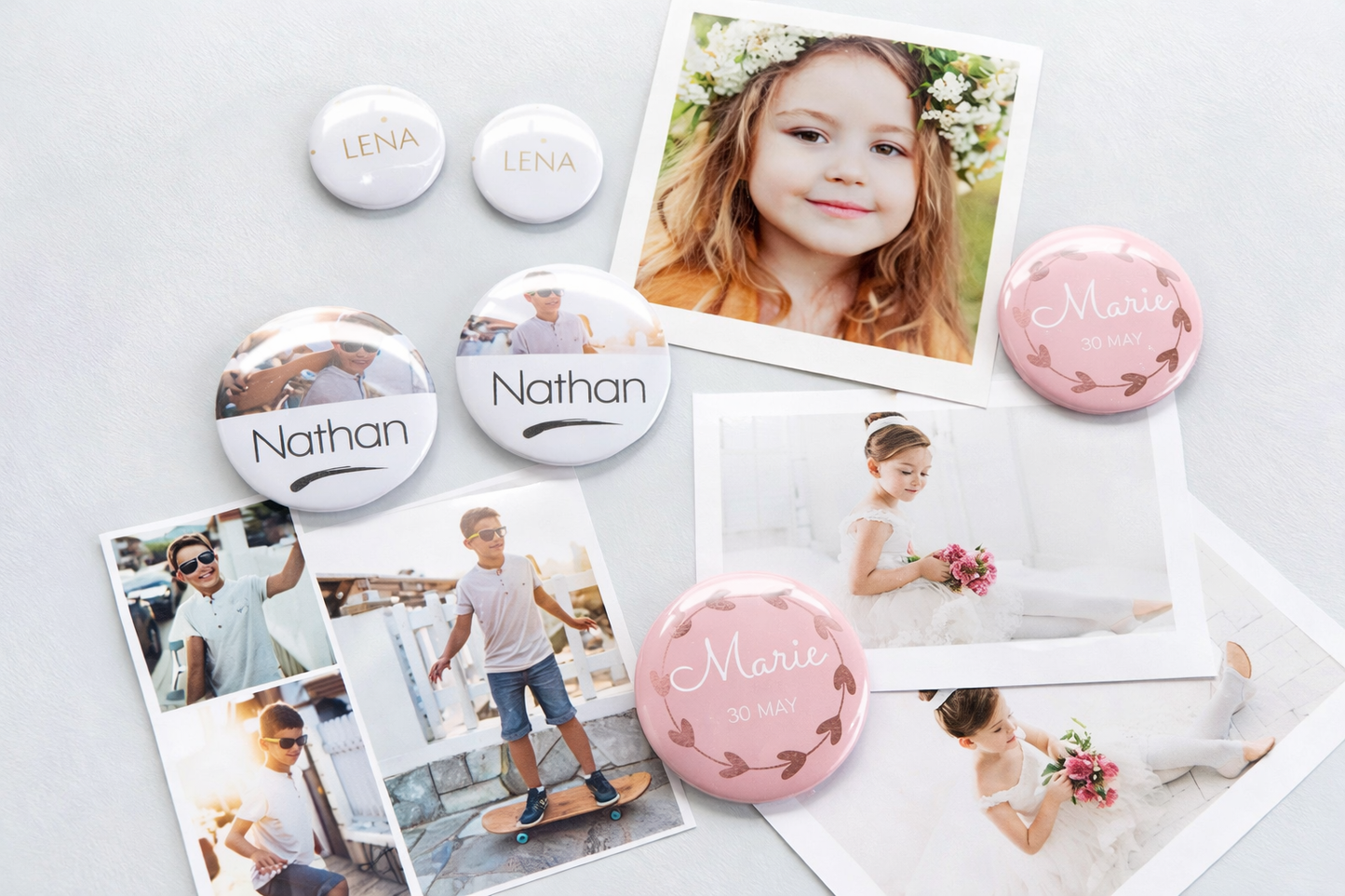 Button (set van 4 of 12)