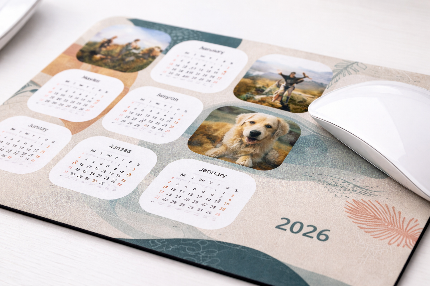 Muismat met foto of tekst