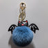 Summer Halloween leder sleutelhanger