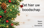 Gedrukte kerstkaarten