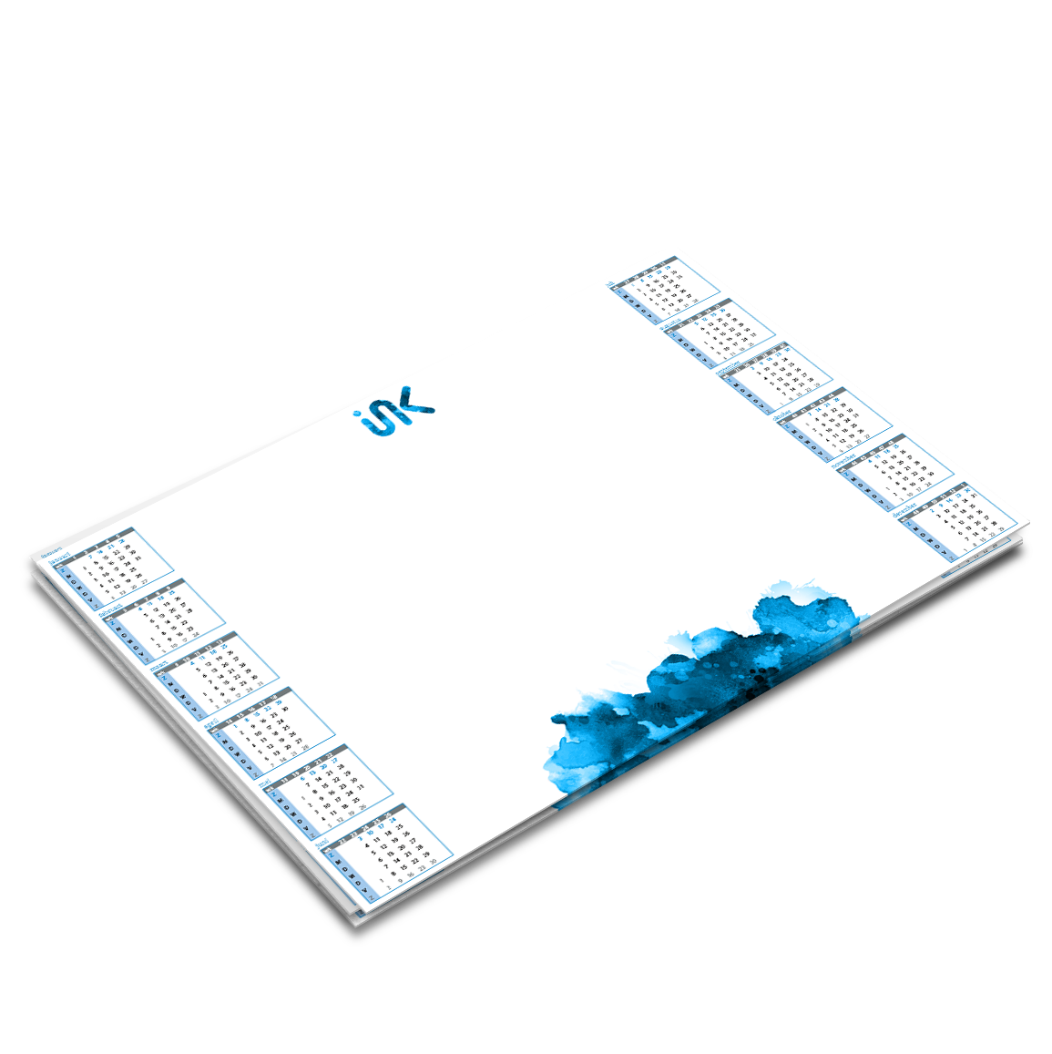 Bureau-onderlegger met logo: Multifunctionele reclamedrager