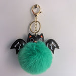 Summer Halloween leder sleutelhanger