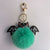 Summer Halloween leder sleutelhanger