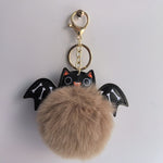 Summer Halloween leder sleutelhanger