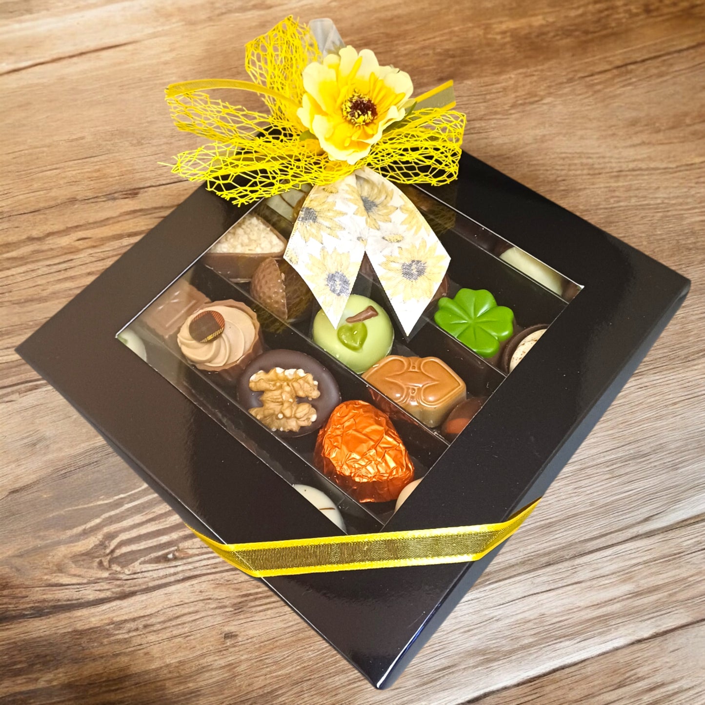 Luxe geschenkdoos met pralines