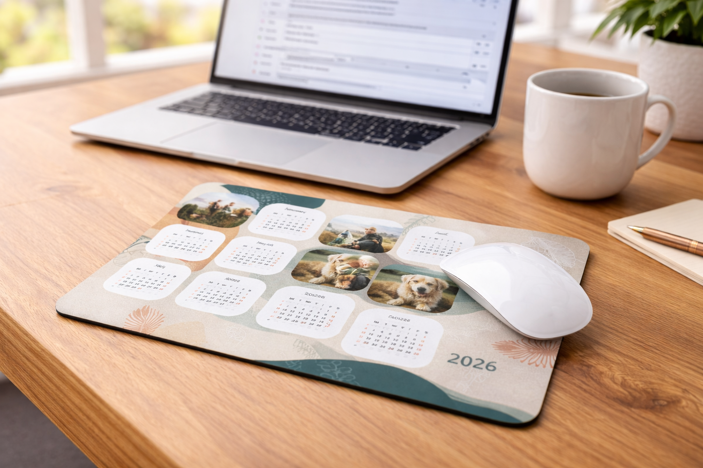 Muismat met foto of tekst