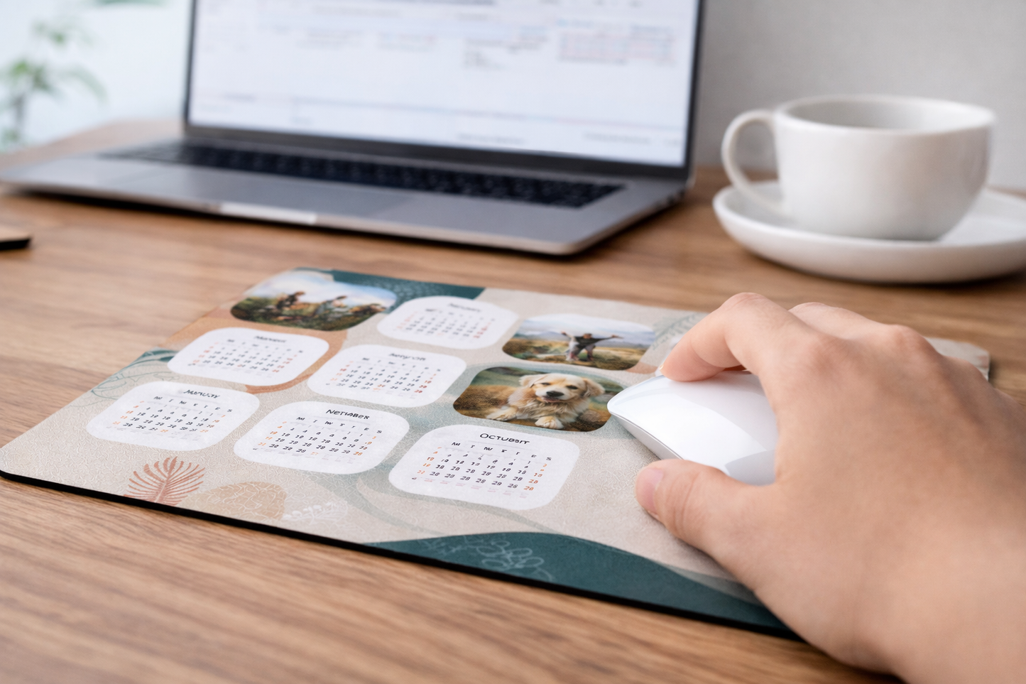 Muismat met foto of tekst