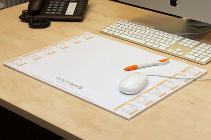 Bureau-onderlegger met logo: Multifunctionele reclamedrager