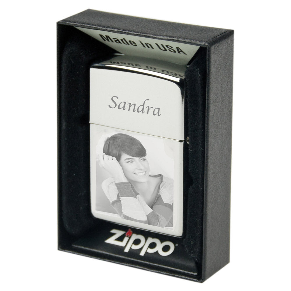 Briquet ZIPPO avec photogravure